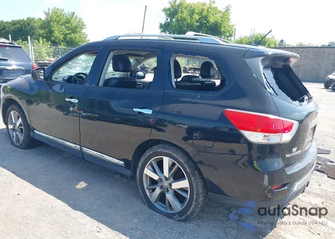 2013 Nissan Pathfinder Platinum from USA, damaged, VIN 5N1AR2MM6DC633931